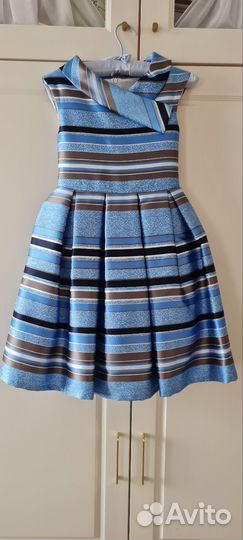 Платье нарядное для девочки+ободок