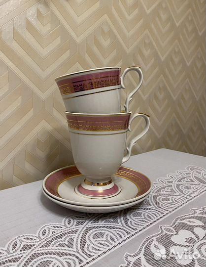 Чайная пара фарфор