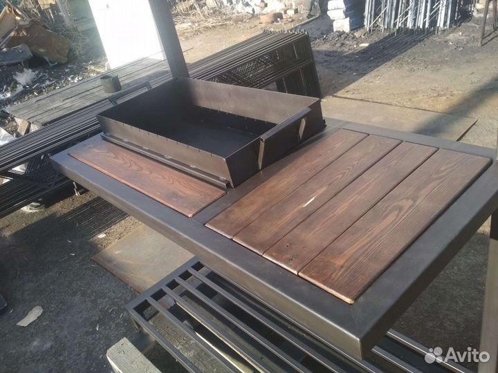 Беседка с мангалом