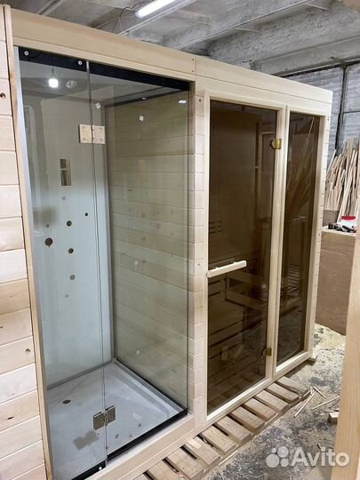 Инфракрасная сауна с душем от производителя