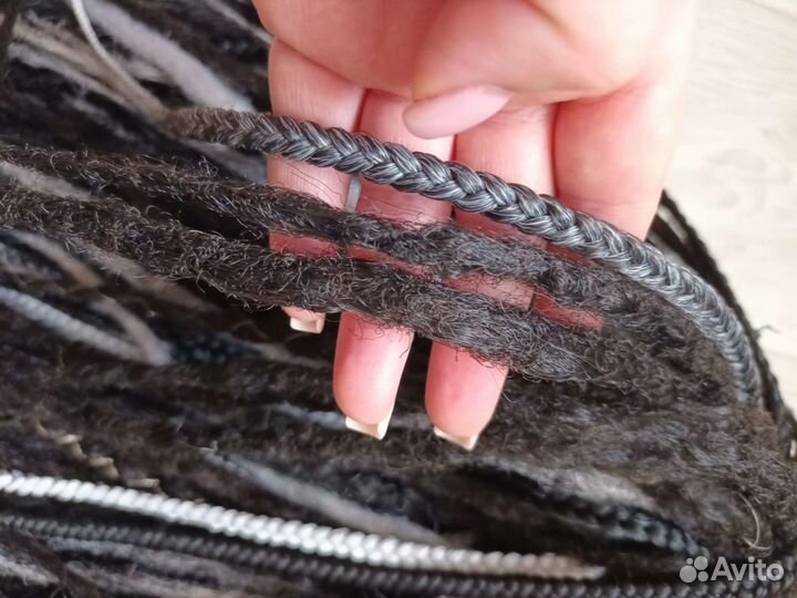 Комплект де дреды и косы