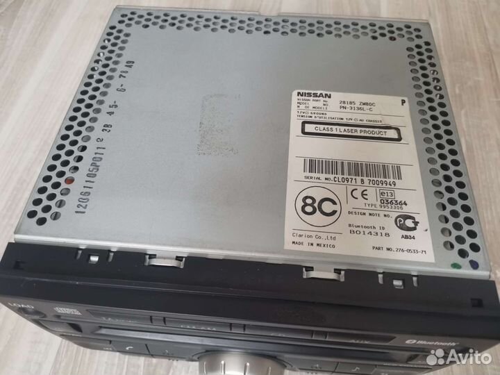 Магнитола Nissan Tiida