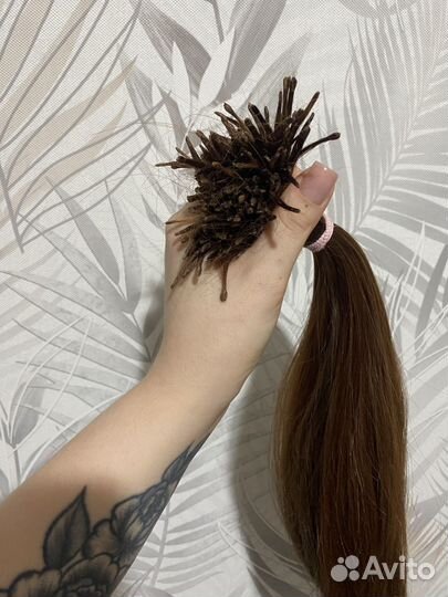 Волосы для наращивания 45 см