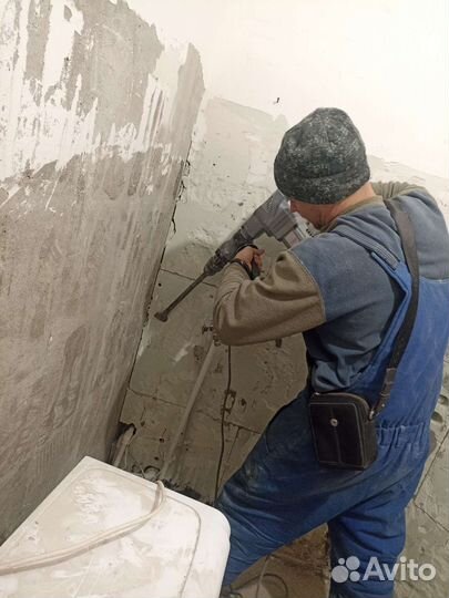 Демонтаж/Демонтаж полов и стен