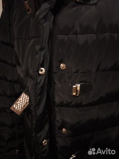 Пуховик зимний женский 46 удлиненный