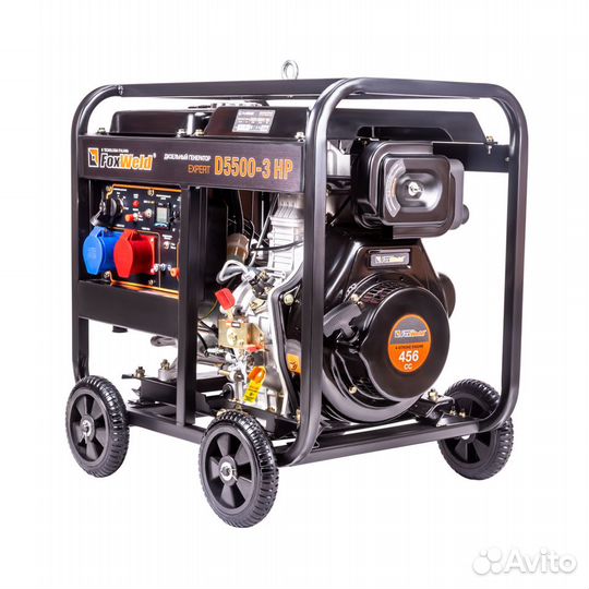 FoxWeld Expert D5500-3 HP дизельный генератор