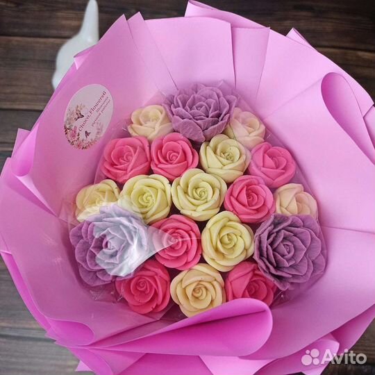 Шоколадные розы букет