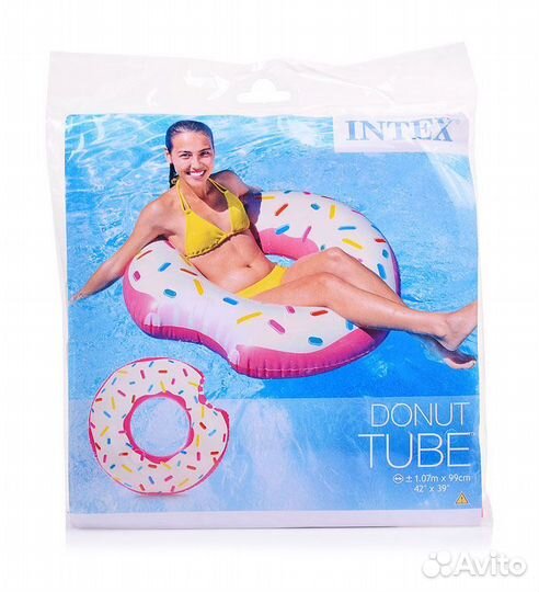 Intex Круг для плавания «Пончик» 94 х 23 см