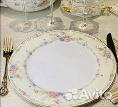 Чайный и столовый сервиз фарфор