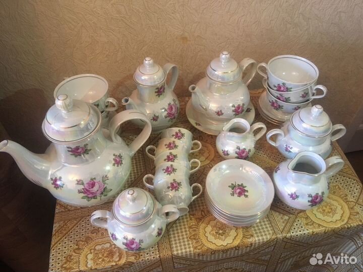 Сервиз чайный и кофейный. Кольдиц Фарфор из гдр