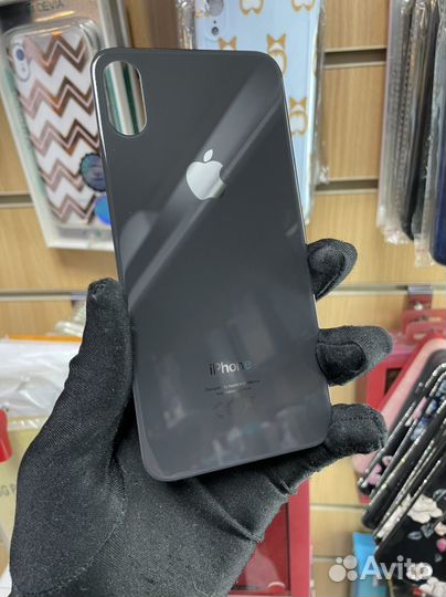 Задняя крышка на iPhone Xs Черная