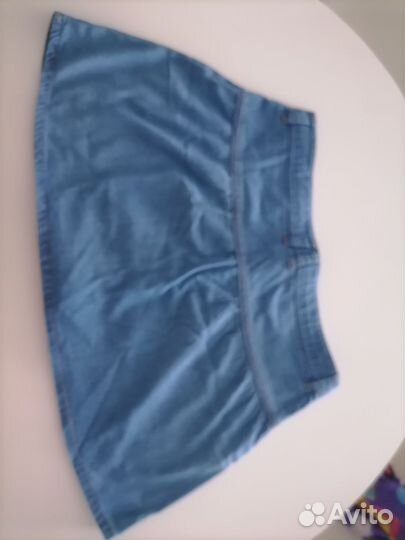 Джинсовая мини-юбка, 42 р