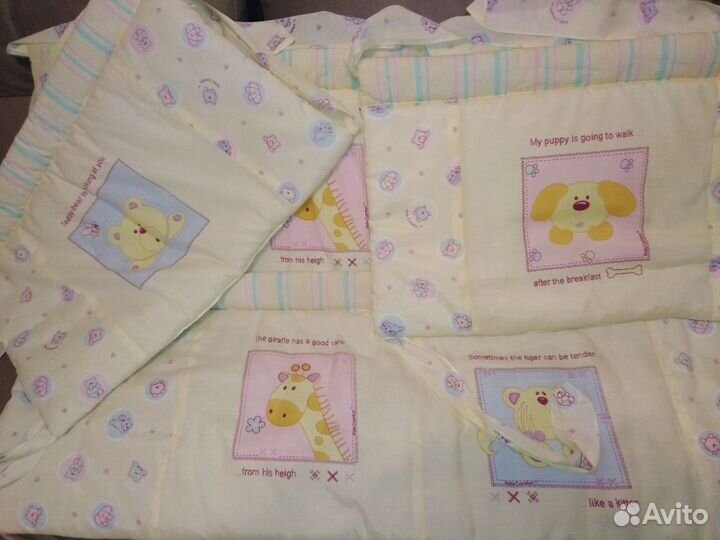 Бортики в детскую кроватку