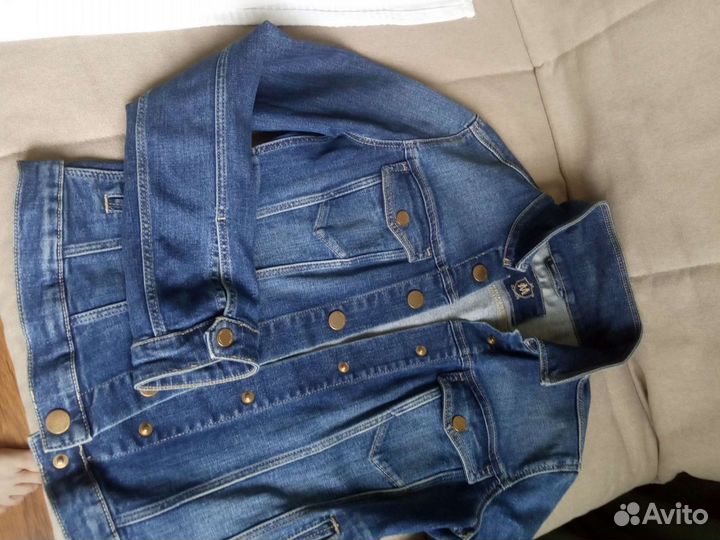 Джинсовая куртка Massimo Dutti 42-44 женская