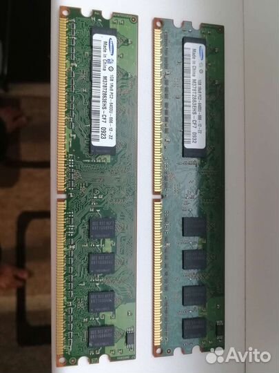 Оперативная память Ddr2 2по1гб