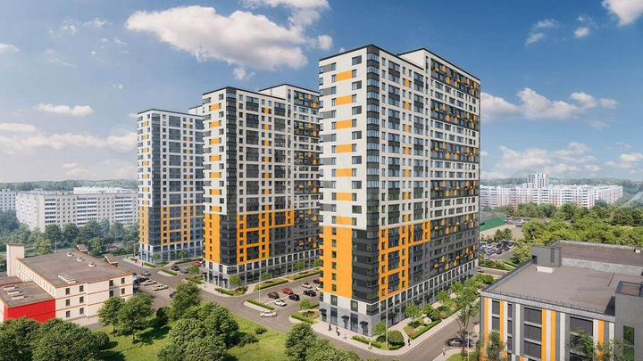 1-к. квартира, 44,3 м², 13/22 эт.