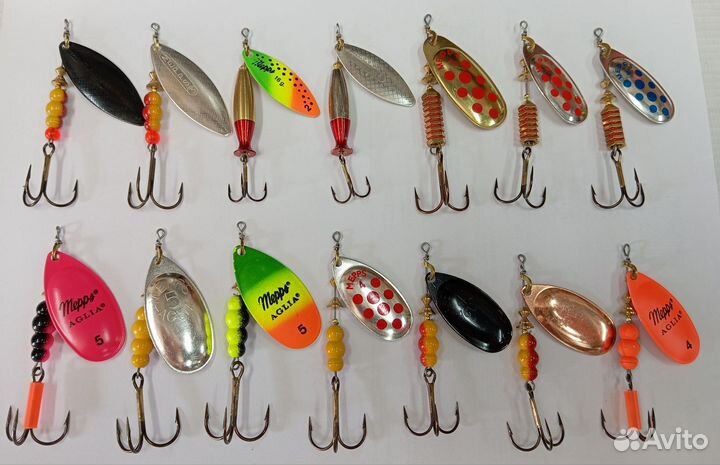 Блёсны Mepps. Набор XXL 14 шт. Оригинал