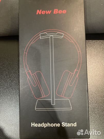 Подставка для наушников NEW BEE, белая