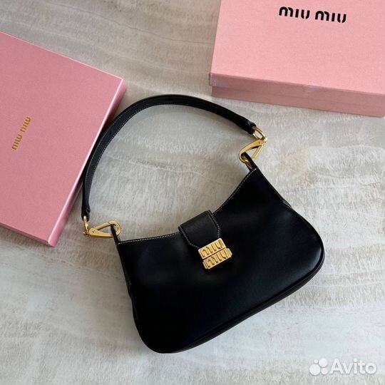 Сумка женская miu miu натуральная кожа