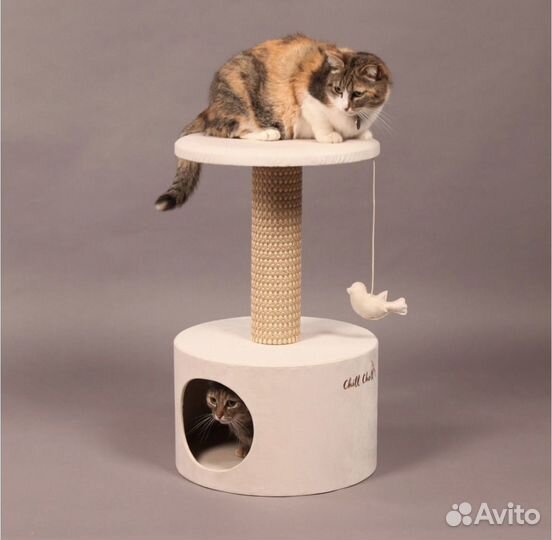 Домик для кошки с когтеточкой