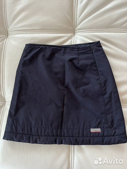 Юбка из курточной ткани для девочки