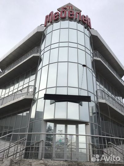 Мойка фасада окон зданий