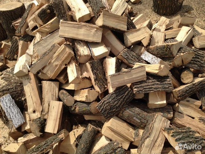 Дубовые дрова в укладку