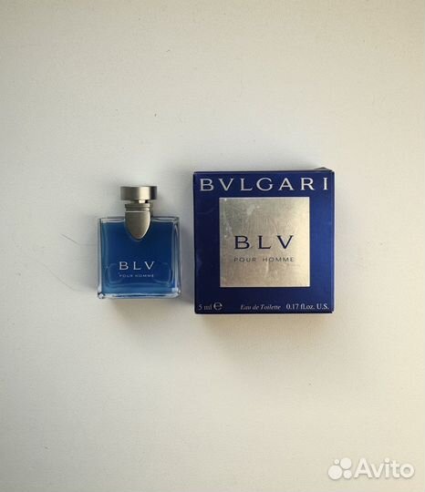 Bvlgari BLV Pour Homme 5 мл винтаж 2005