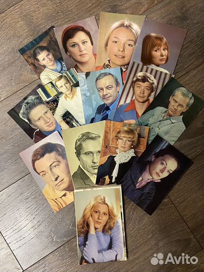 Открытки с фото советских актеров