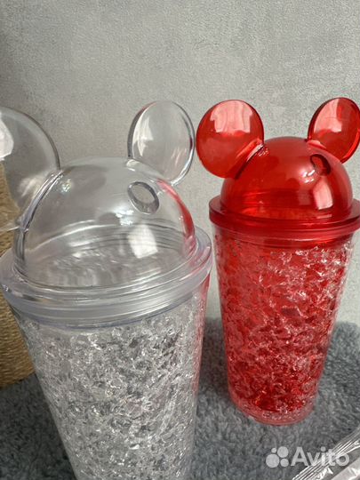 Стакан с трубочкой