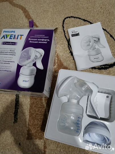 Молокоотсос avent ручной