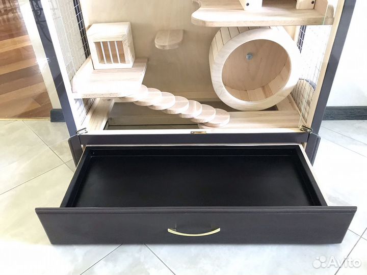 Витрина для шиншилл, Дегу «Черная Жемчужина» венге