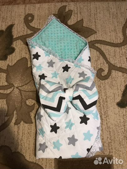 Детский конверт на выписку