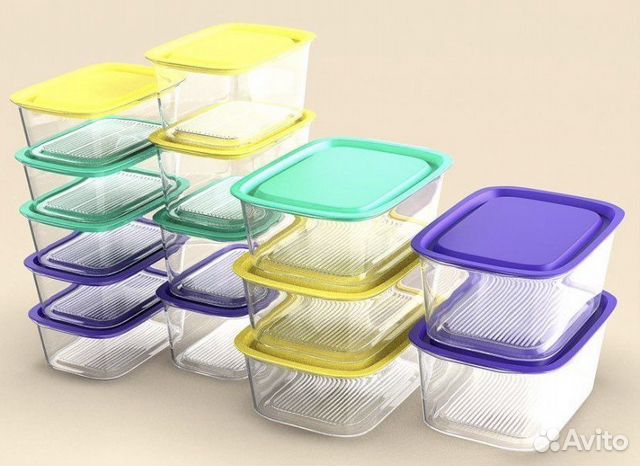 Контейнер пластиковый набор