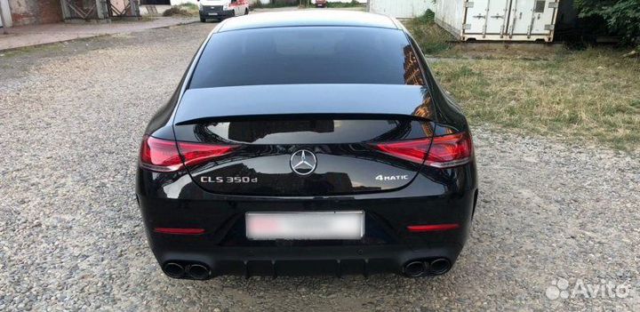 Диффузор Mercedes CLS-class C257 53 AMG + черные