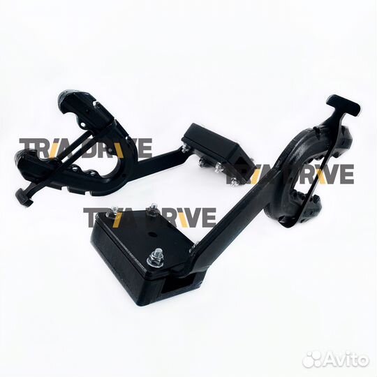 Крепление-рогатка (2 шт) к прямоугольному профилю