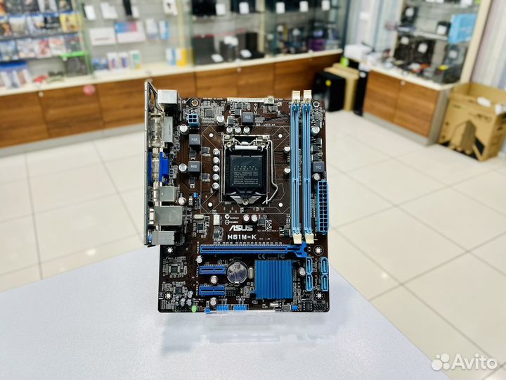 Материнская плата Asus H61M-K / LGA 1155