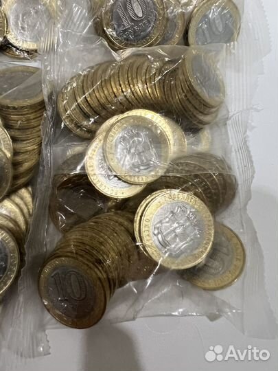 10 рублей биметалл