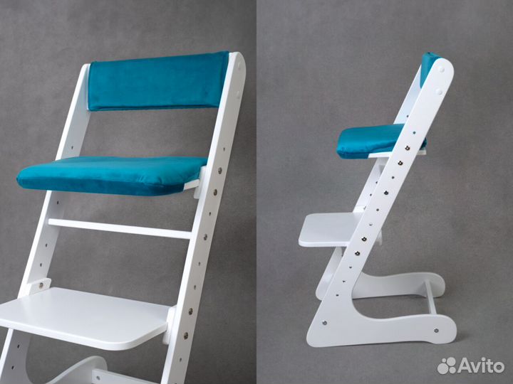 Белый растущий стул