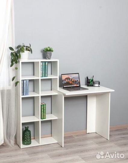 Стеллаж со столом новый