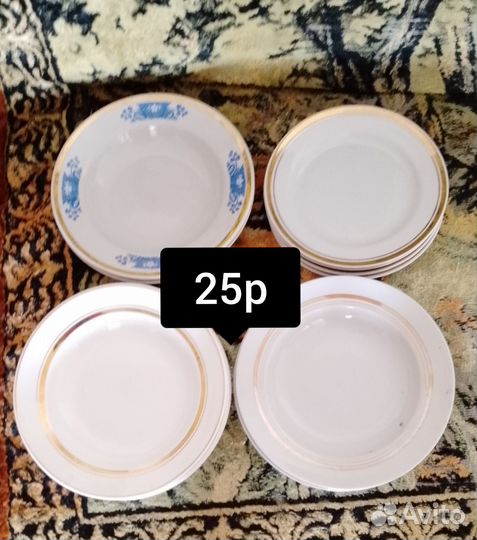 Фарфоровые тарелки СССР