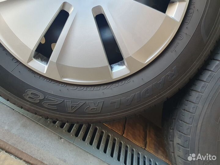 Колеса всборе Нankоok Radial rа28 205/65R16C на wv