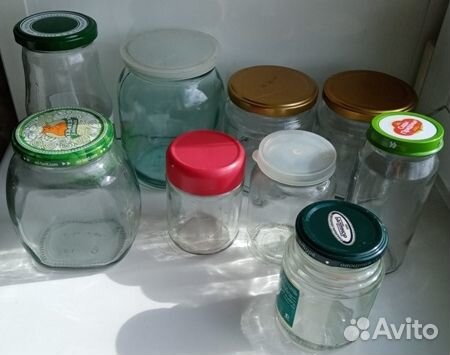 Мелкие стеклянные банки