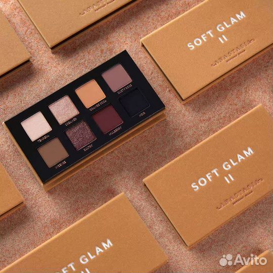 Палетка теней Soft Glam 2 Mini от Abh, 6,4 г