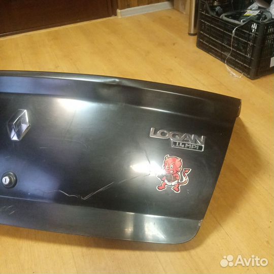 Рено логан 1 крышка багажника с 2009-2014г