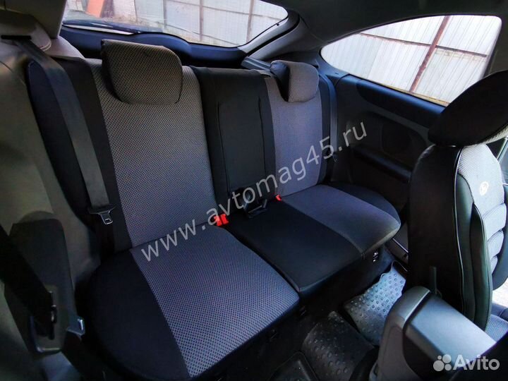 Авточехлы Ford Focus боковыми поддержками ткань