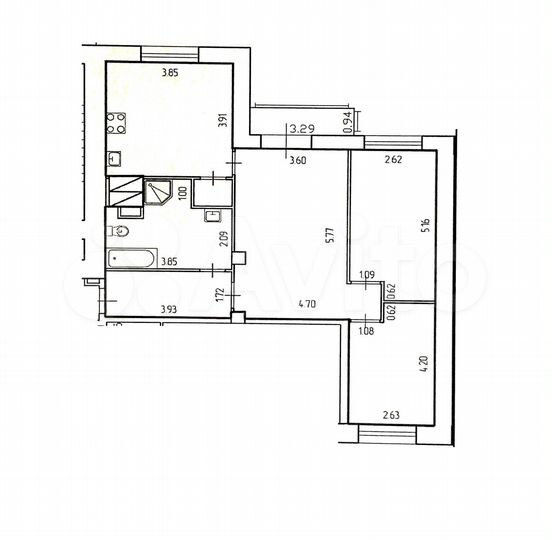 3-к. квартира, 76,5 м², 14/19 эт.