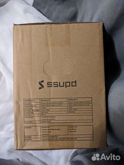 Ssupd Meshroom S Charcoal Black + Gen4 Riser