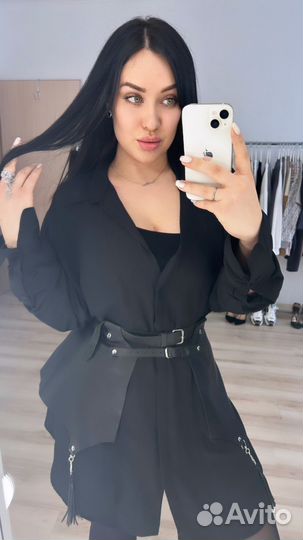 Пояс баска из натуральной кожи