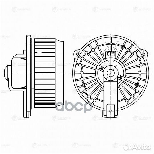 Вентилятор отопителя салона для а/м Honda CR-V